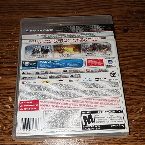 Assassin's Creed II (Sony PlayStation 3, PS3, 2012) Complete in case with manual - Picture 4 of 4